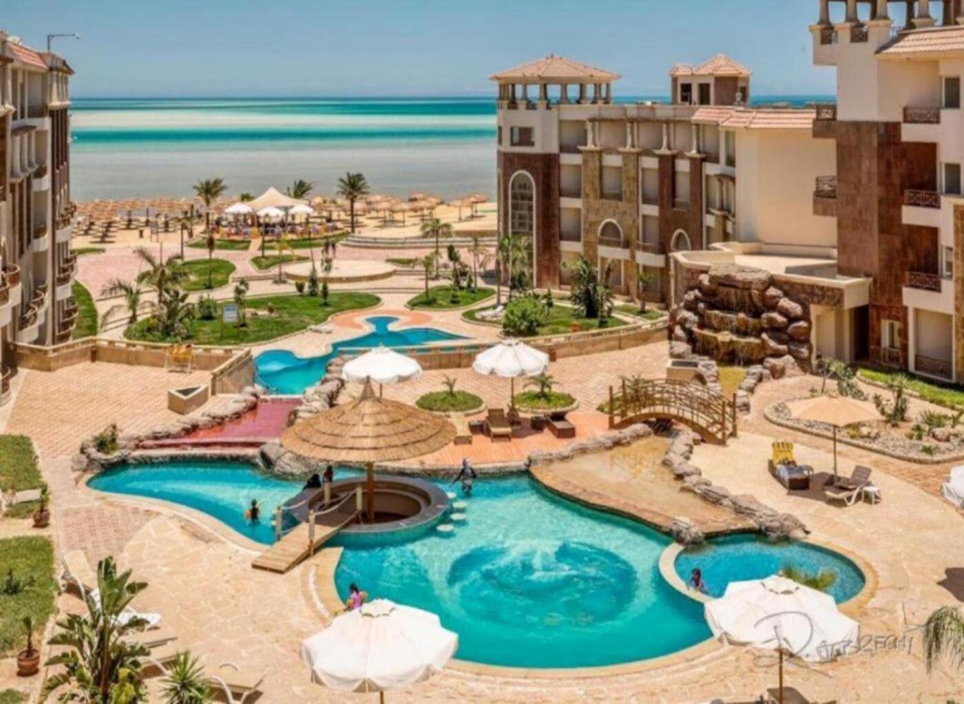 Royal Beach Serviced Apartments Hurghada Exterior foto